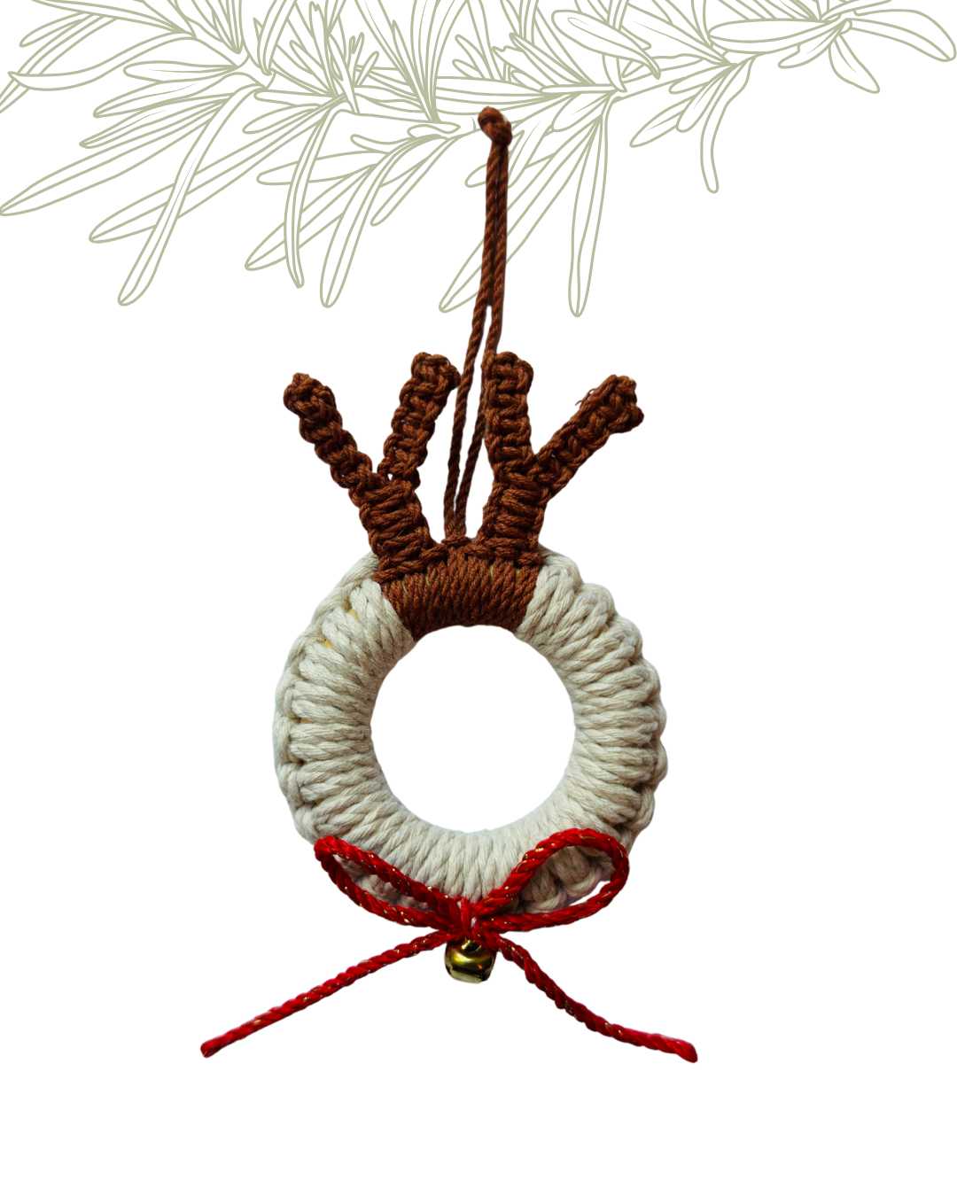 Christmas Macrame Ornaments | Set of 5