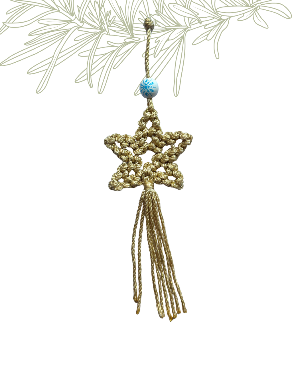 Christmas Macrame Ornaments | Set of 5