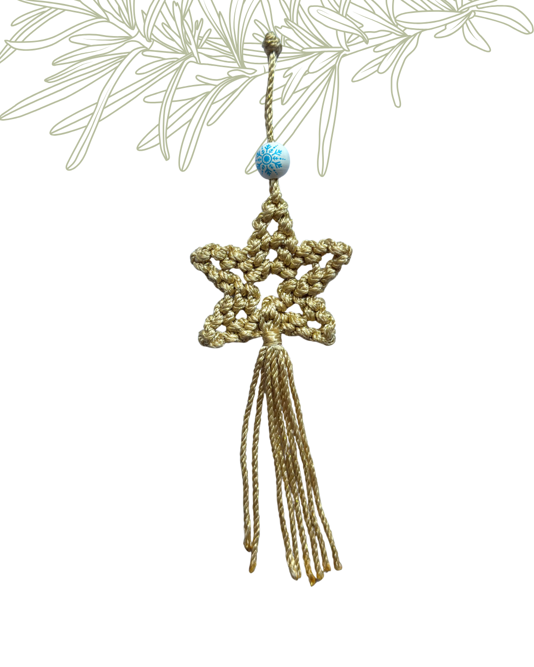 Christmas Macrame Ornaments | Set of 5