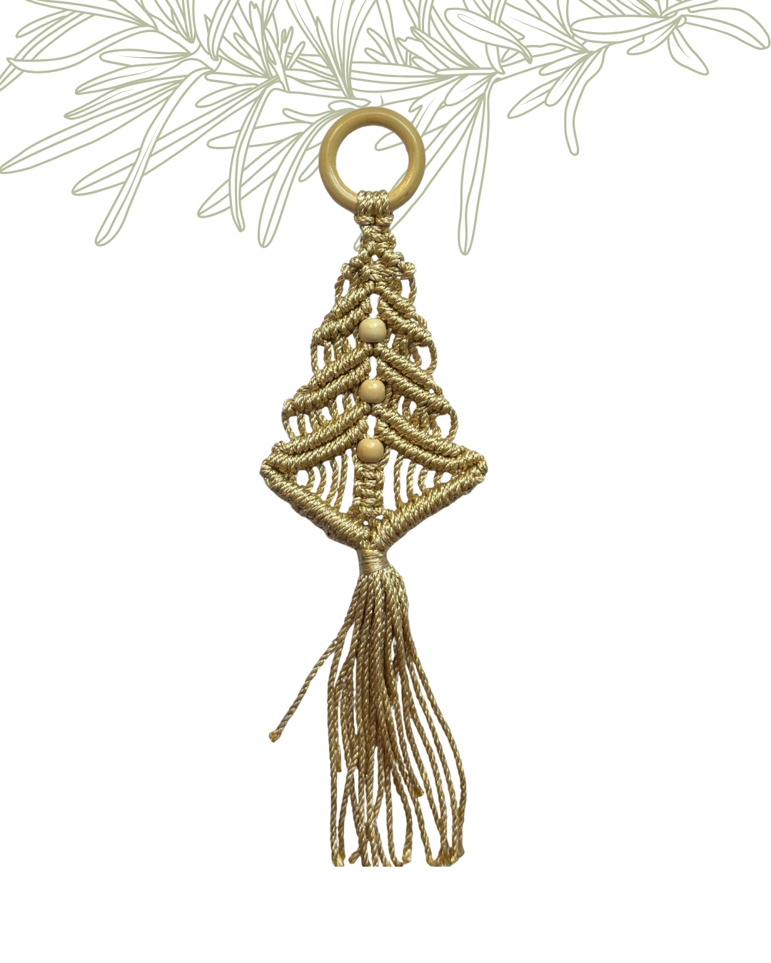 Christmas Macrame Ornaments | Set of 5