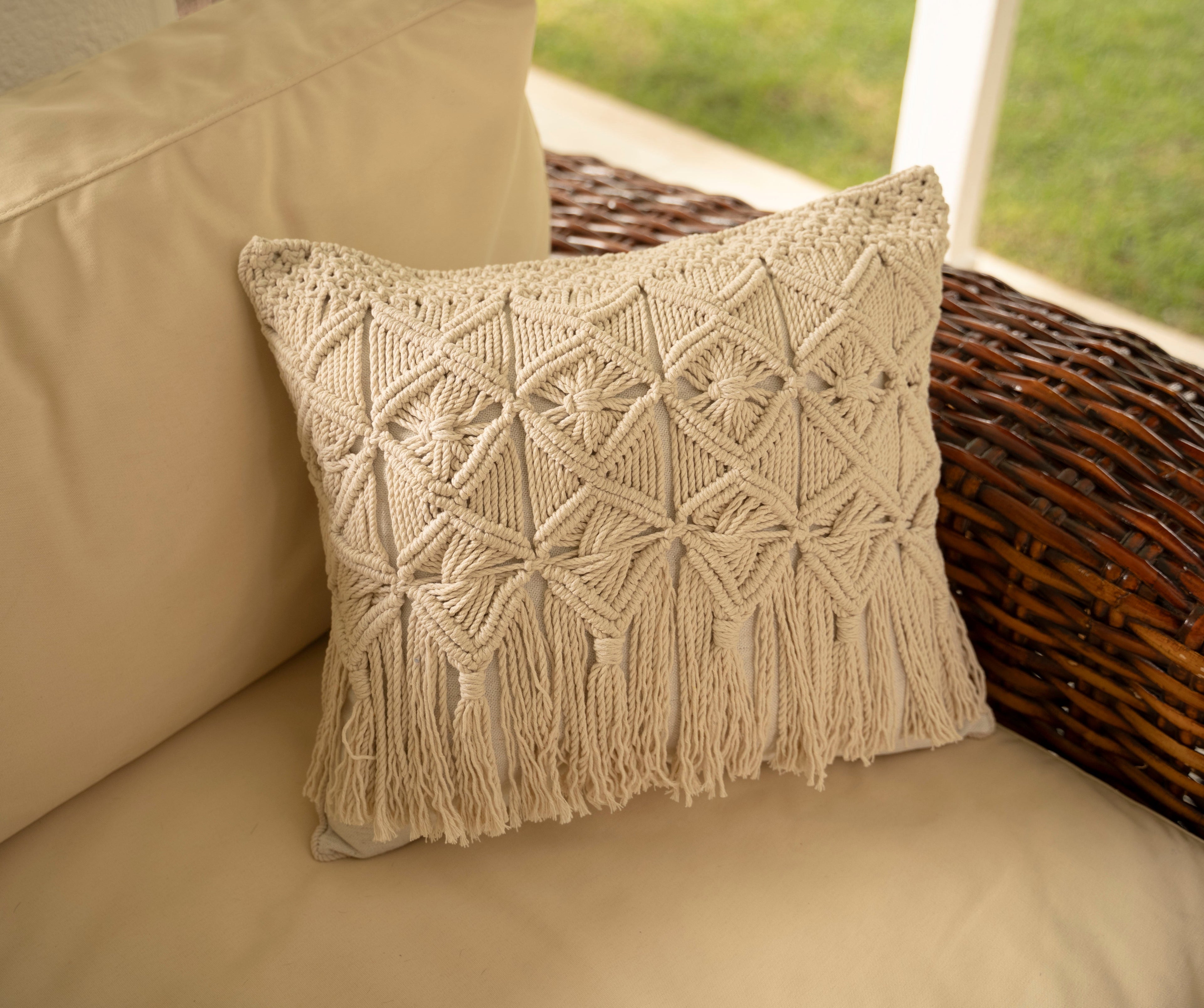 Macrame Pillow Cases - Set of 3