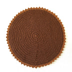 Toffee Macrame Placemat